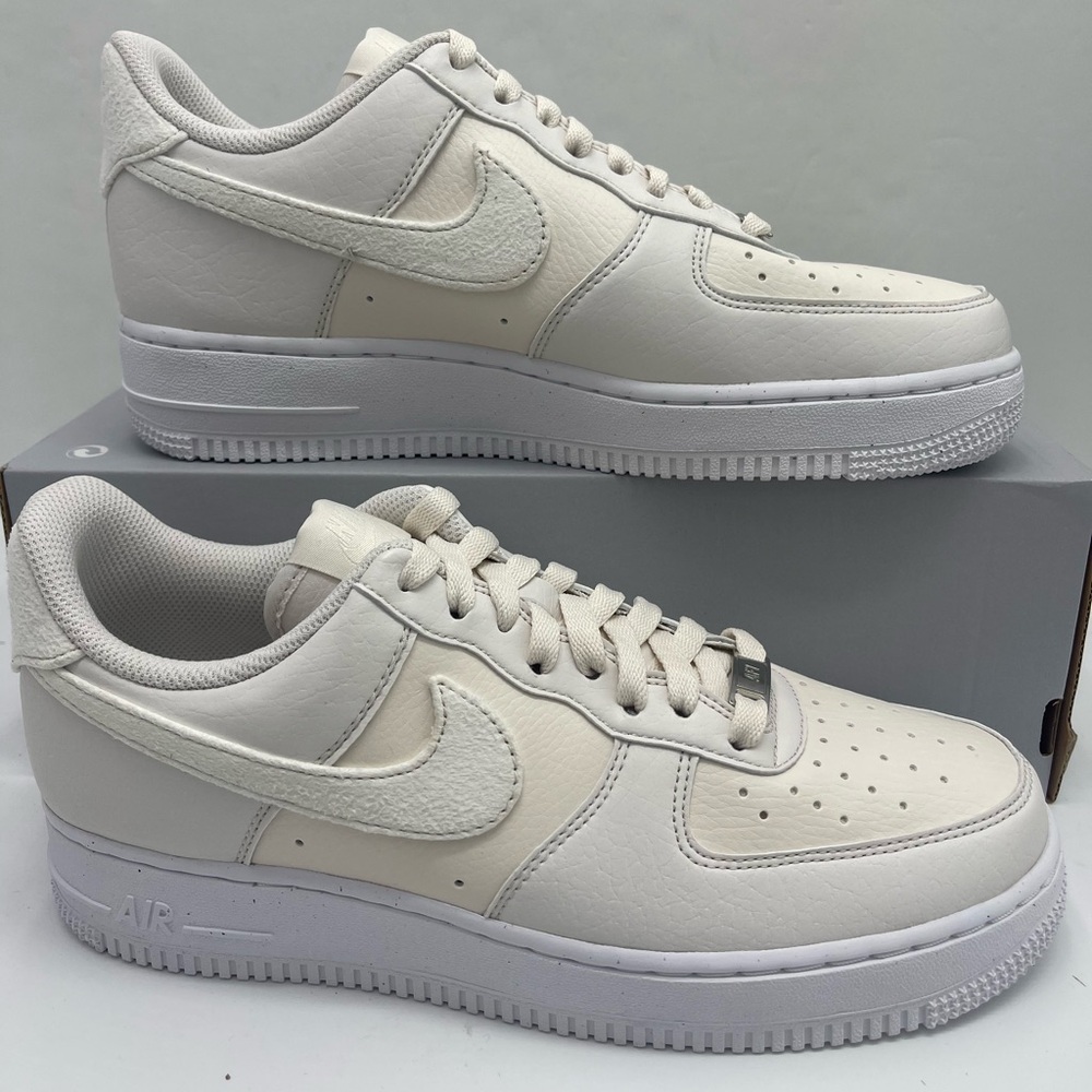 Nike W AIR FORCE 1'07 NEXT NATURE
PHANTOM/PHANTOM-SAIL-WHITE Platform Sneakers